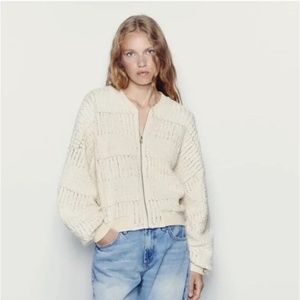 ZARA RUSTIC BOMBER NWT
